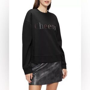 Ted Baker Size 1 Zarah Cheers Graphic Sweatshirt